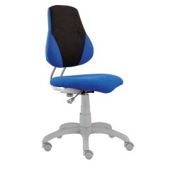 Dětská rostoucí židle Fuxo V-Line modrá/černá